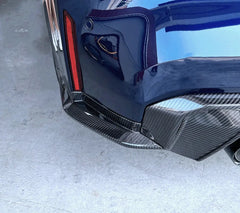 OEM Style Carbon Fiber Rear Corner Canard - BMW G80 M3.