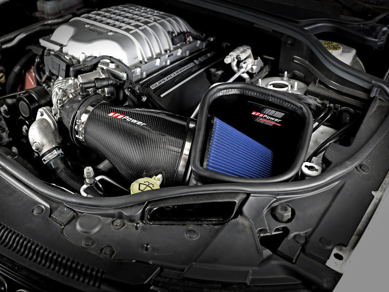 aFe Track Series Carbon Fiber Pro 5R AIS - 2018 Jeep Grand Cherokee Trackhawk (WK2) V8-6.2L(SC)
