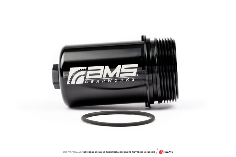 AMS Performance Huracan / R8 V10 DL800 Transmission Billet Filter Housing Kit (With OEM Filter)