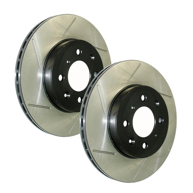 StopTech Power Slot 03-06 Evo 8 & 9 Cryo Slotted Right Rear Rotor