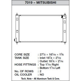 CSF 2008-2015 Evo X 4B11T Full-Size Radiator.