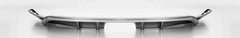 Remus 2013 Seat Leon (Excl Facelift Models) Center Exit Carbon Optic Rear Diffuser (Excl ACT Models)
