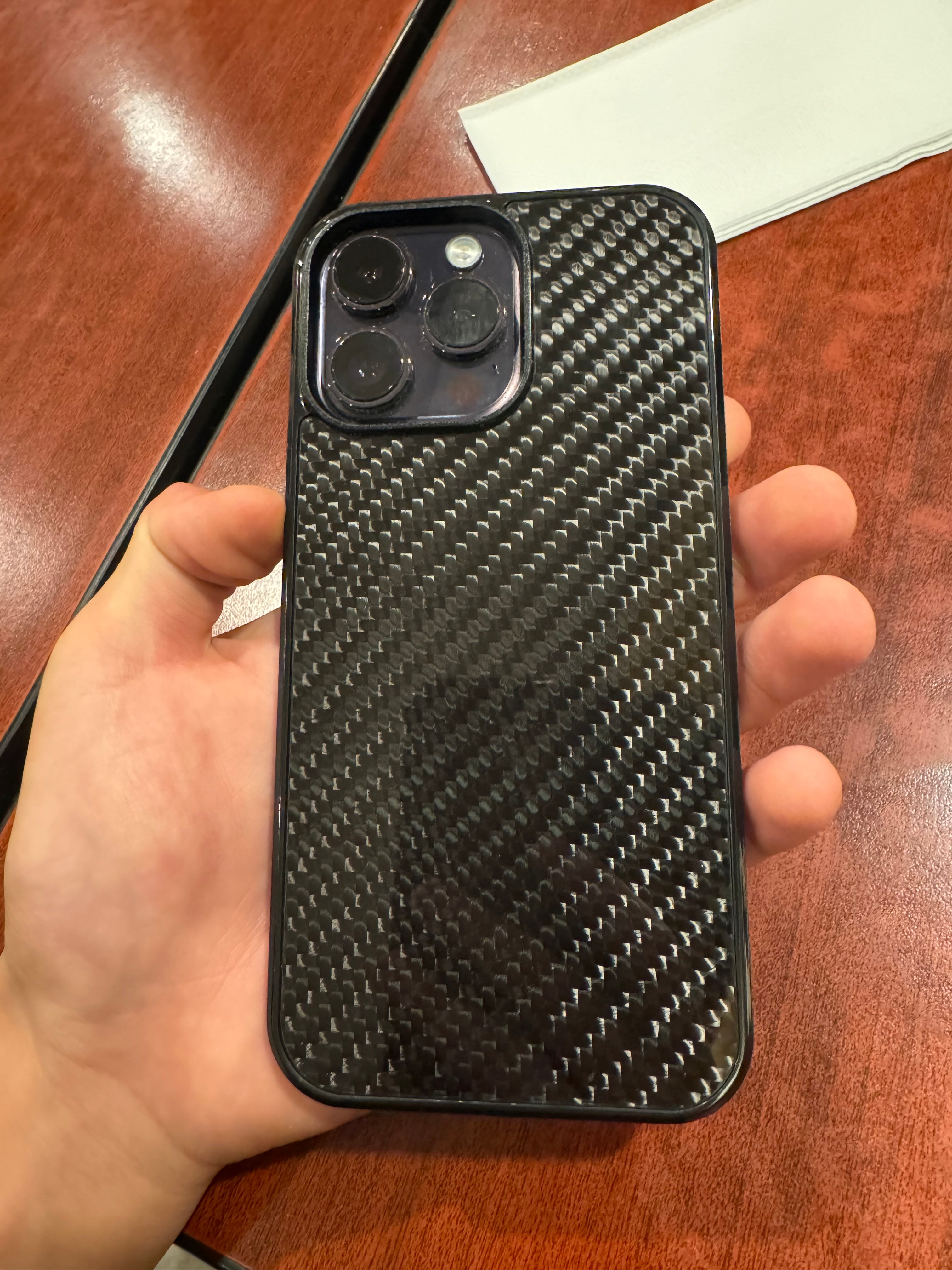 Gloss Carbon Fiber Phone Case - iPhone.