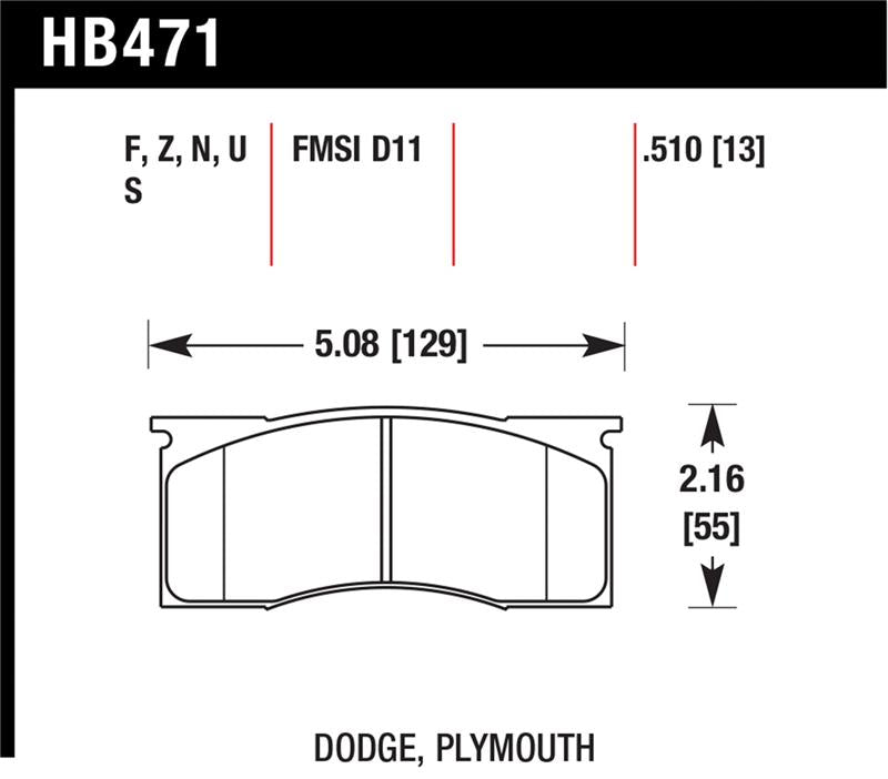 Hawk HPS Street Brake Pads