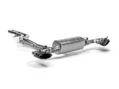 Akrapovic 2025 Audi RSQ8 Evolution Race Line Exhaust System Titanium (link pipe CO-AU/T/5 required)
