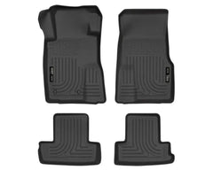 Husky Liners WeatherBeater Floor Liners Black for 10-14 Ford Mustang Front & 2nd Row
