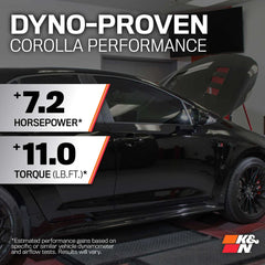 K&N Filters Charge Pipe Kit | 2023+ Toyota GR Corolla (77-1018TWR).