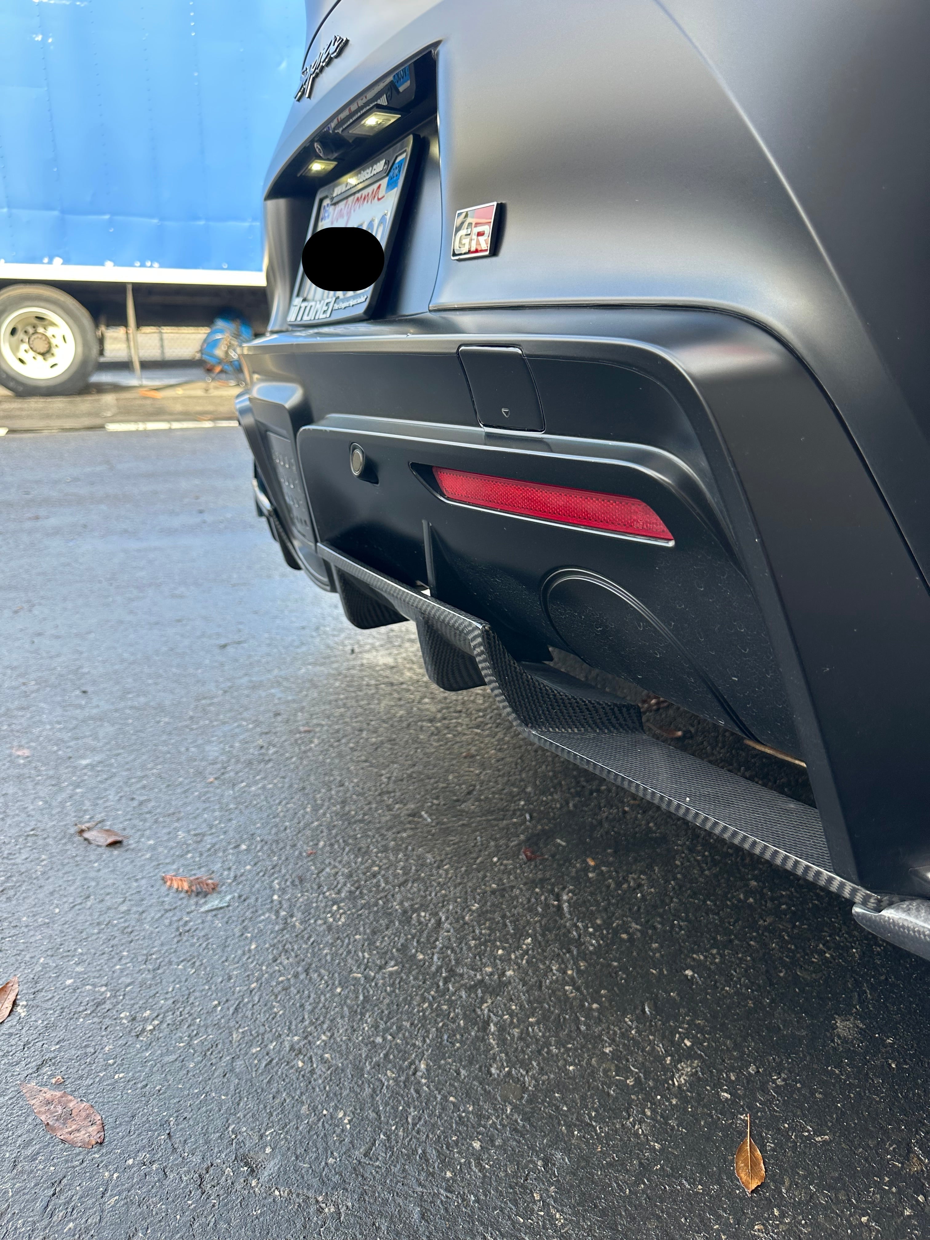 Carbon Fiber Diffuser Extension - TOYOTA SUPRA A90/A91.