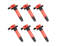 Aceon Set of 6 Red Aceon Sport Ignition Coil Ford | Lincoln | Mazda | Mercury 2007-2018