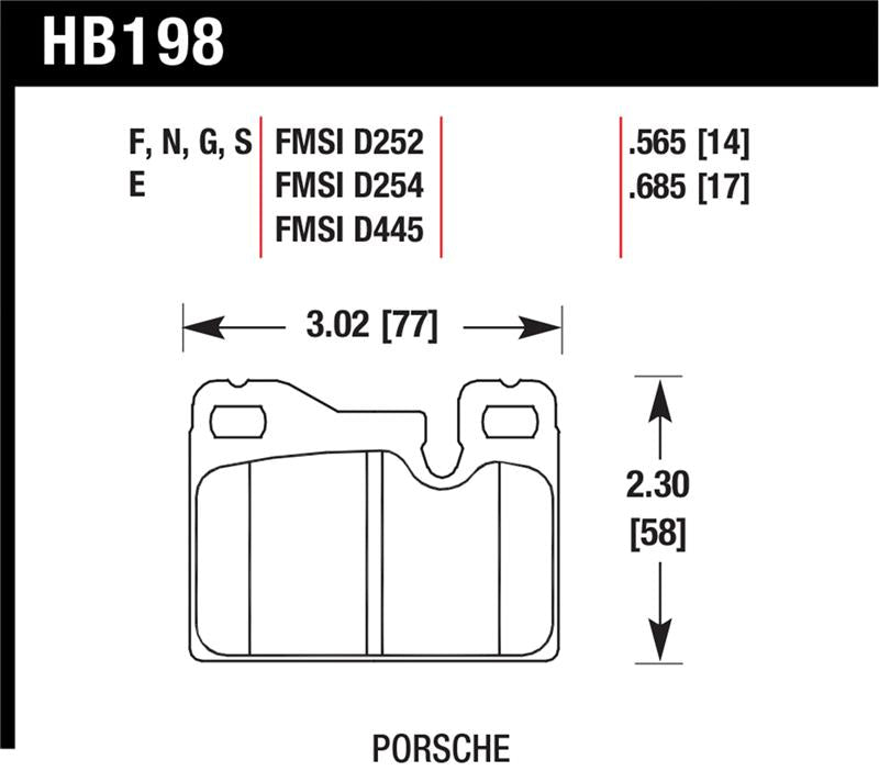 Hawk 77-88 Porsche 924 / 78-85 & 92-95 928 / 83-91 944 Blue 9012 Race Rear Brake Pads