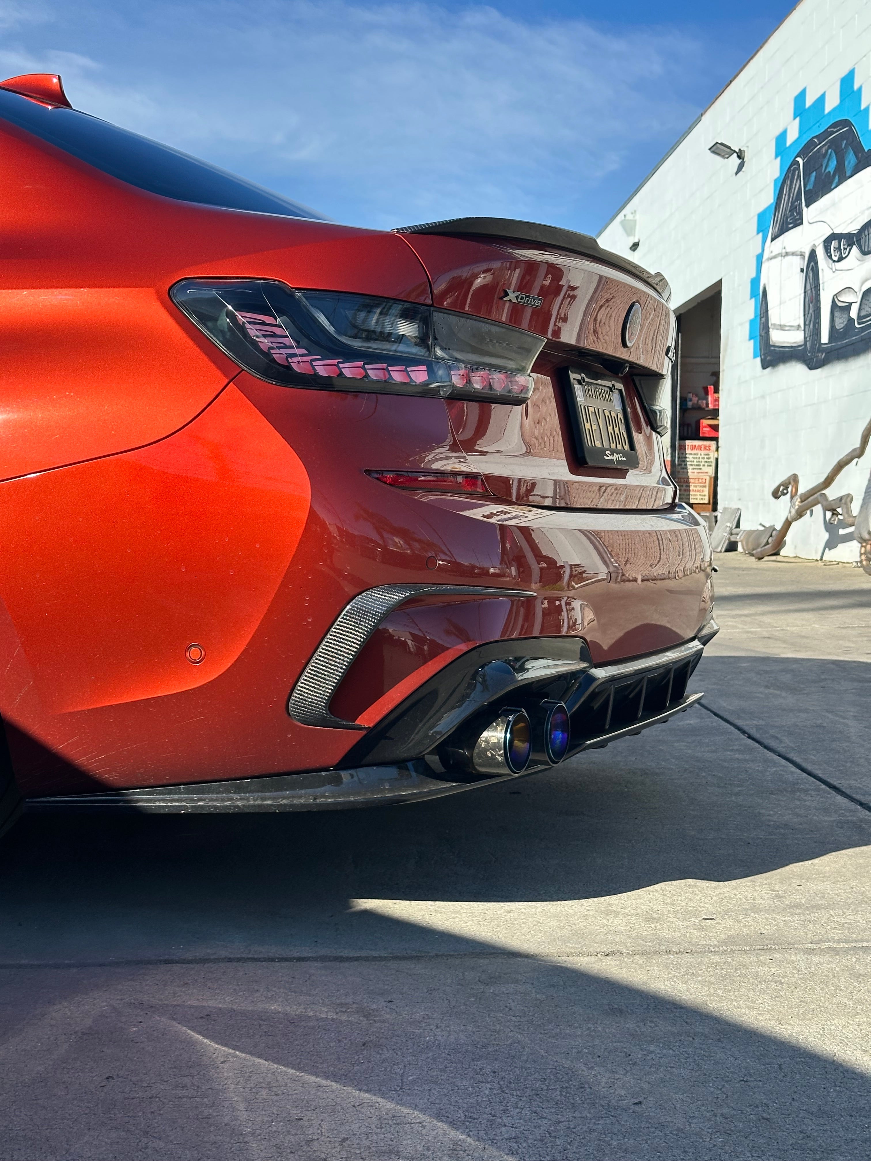 OE Style Carbon Fiber Rear Trunk Spoiler - BMW G80 M3 / G20 3 Series.