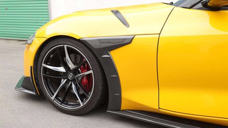 Carbon Fiber TCI Front + Rear Fender Trim -  Toyota GR Supra A90 MK5 (2020–2025).