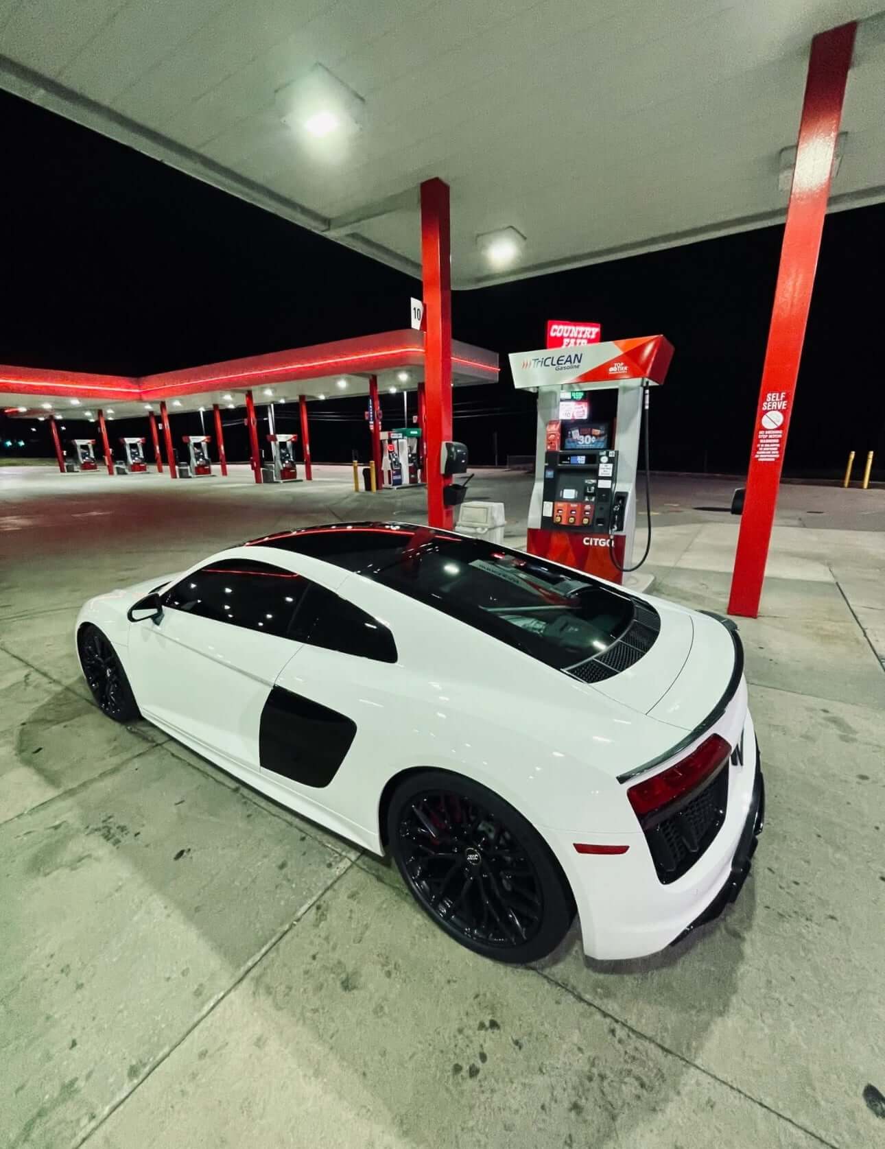3 Piece Style Carbon Fiber Trunk Spoiler - Audi R8 V10 Type 4S.