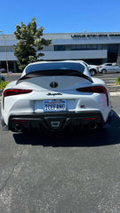 Carbon Fiber Rear Diffuser V2 for Toyota A90 Supra.