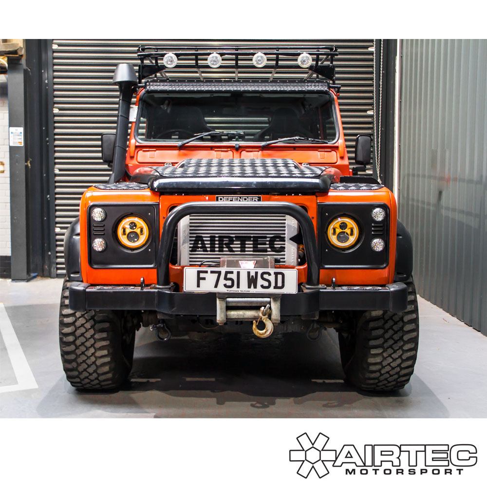 AIRTEC Motorsport Front Mount Intercooler Upgrade for Land Rover Defender 300.