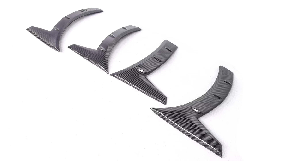 Carbon Fiber TCI Front + Rear Fender Trim -  Toyota GR Supra A90 MK5 (2020–2025).