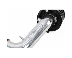 HPS Performance Polished Shortram Air Intake Kit Includes Heat Shield Honda CR-V 2.4L 2002-2004.
