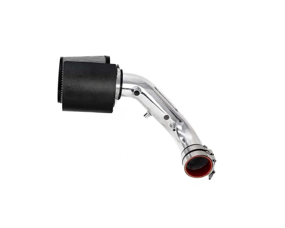 HPS Performance Polished Shortram Air Intake Kit Includes Heat Shield Honda CR-V 2.4L 2002-2004.