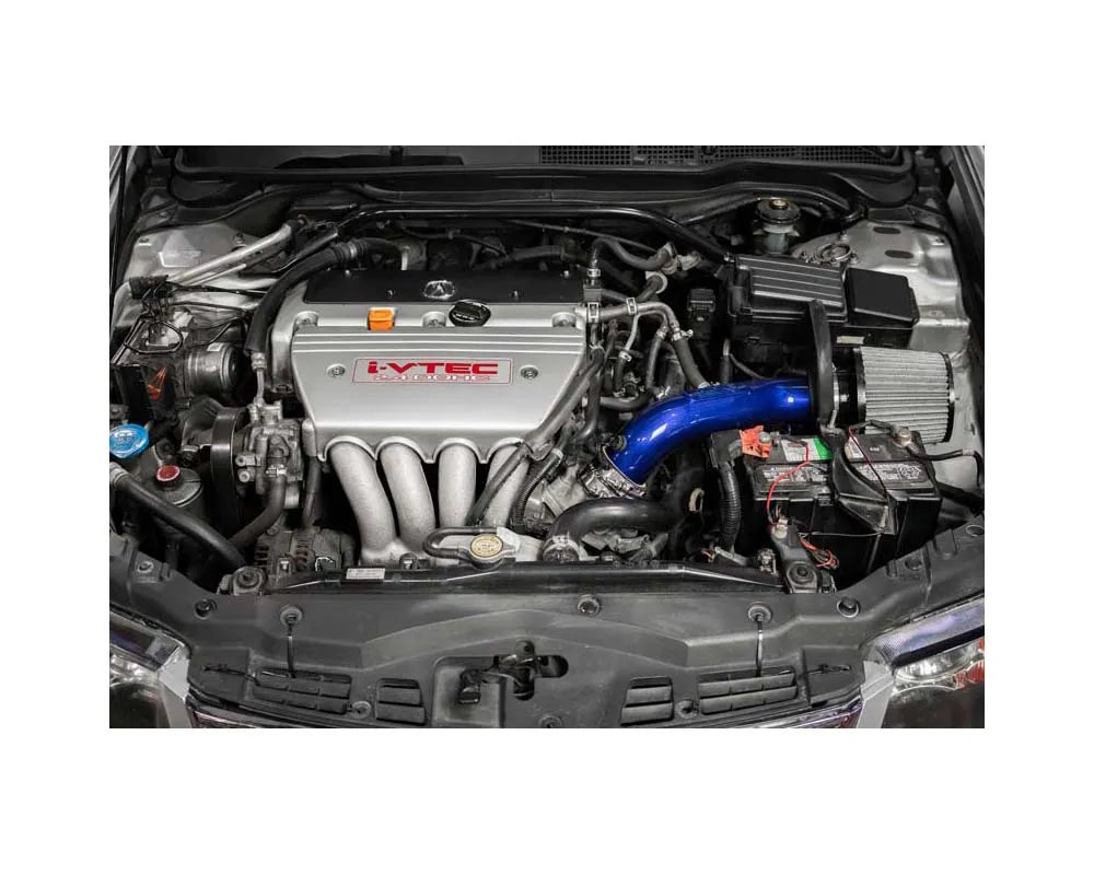 HPS Performance Blue Air Intake Kit with Heat Shield Acura TSX 2.4L 2004-2008