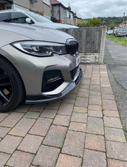 Ac Style Gloss Black Front Splitter Lip - G20 3 Series M Sport.