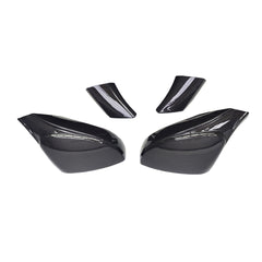 Prepreg Carbon Fiber Mirror Housing Cap Covers Set - Ferrari 458