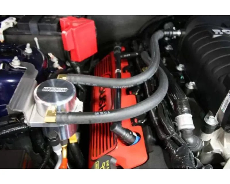 Moroso Billet Aluminum Air/Oil Separator Catch Can Ford Roush Mustang Supercharged 2011-2014