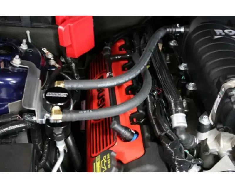 Moroso Billet Aluminum Air/Oil Separator Catch Can Ford Mustang GT w/Roush SC 2011-2014