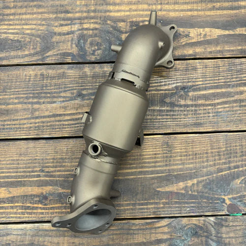 High Efficiency Downpipe Upgrade for  2016-2021 Honda Civic and CRV 1.5T - Bronze Cerakote