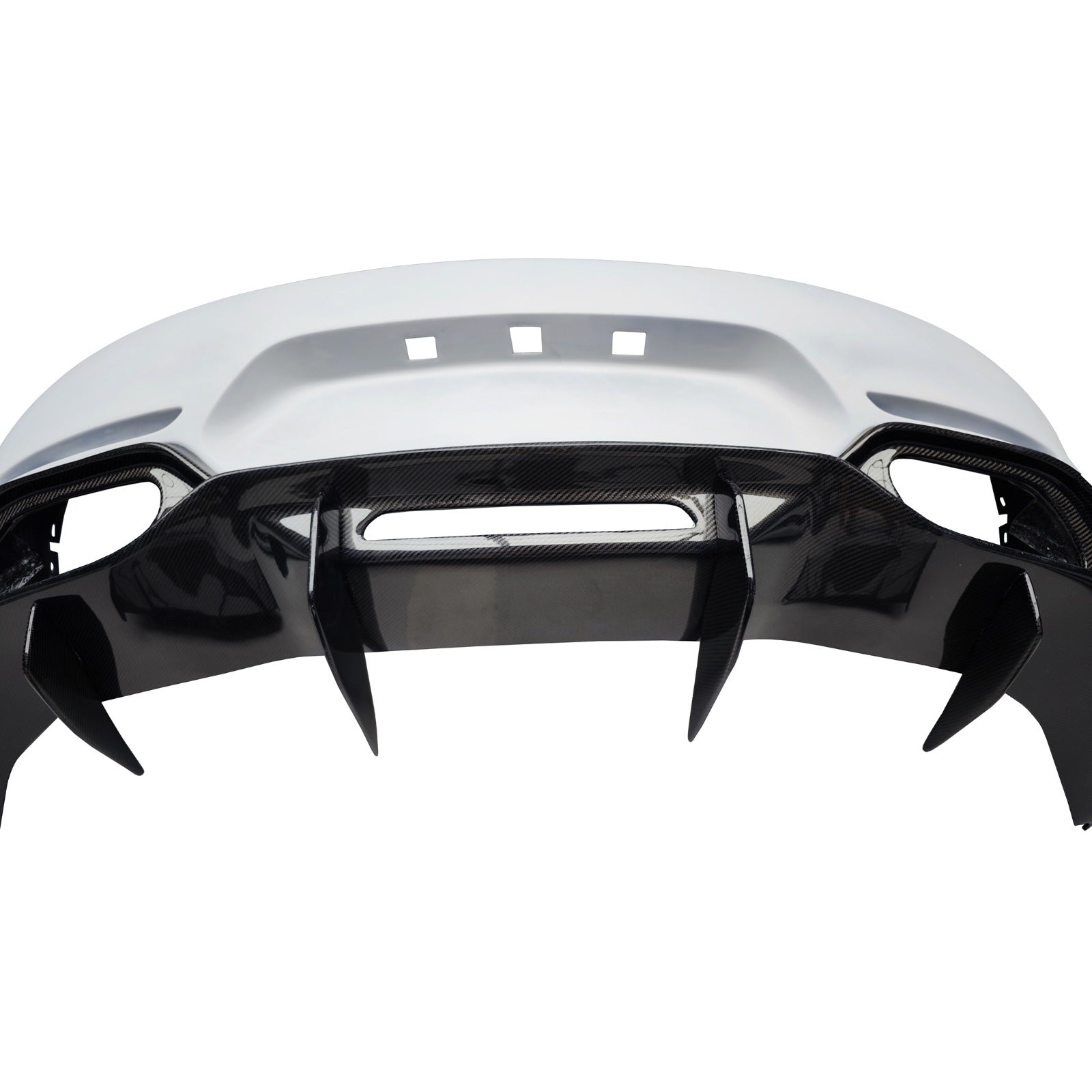IMP Style Carbon Fiber Rear Bumper W/ Diffuser - Mercedes-Benz AMG GT GTC GTS.