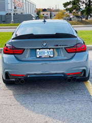 PSM Style High Kick Carbon Fiber Trunk Spoiler - BMW F32 / F33 / F36 4 Series.