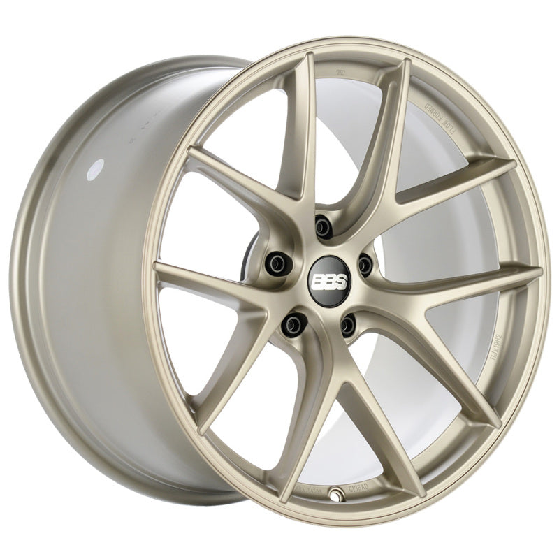 BBS Unlimited CI-R 19x9.5 ET39.5 (Face 2) Satin White-Gold Wheel