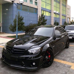 Carbon Fiber Front Lip - Mercedes Benz W204 / C63 AMG C-Class.