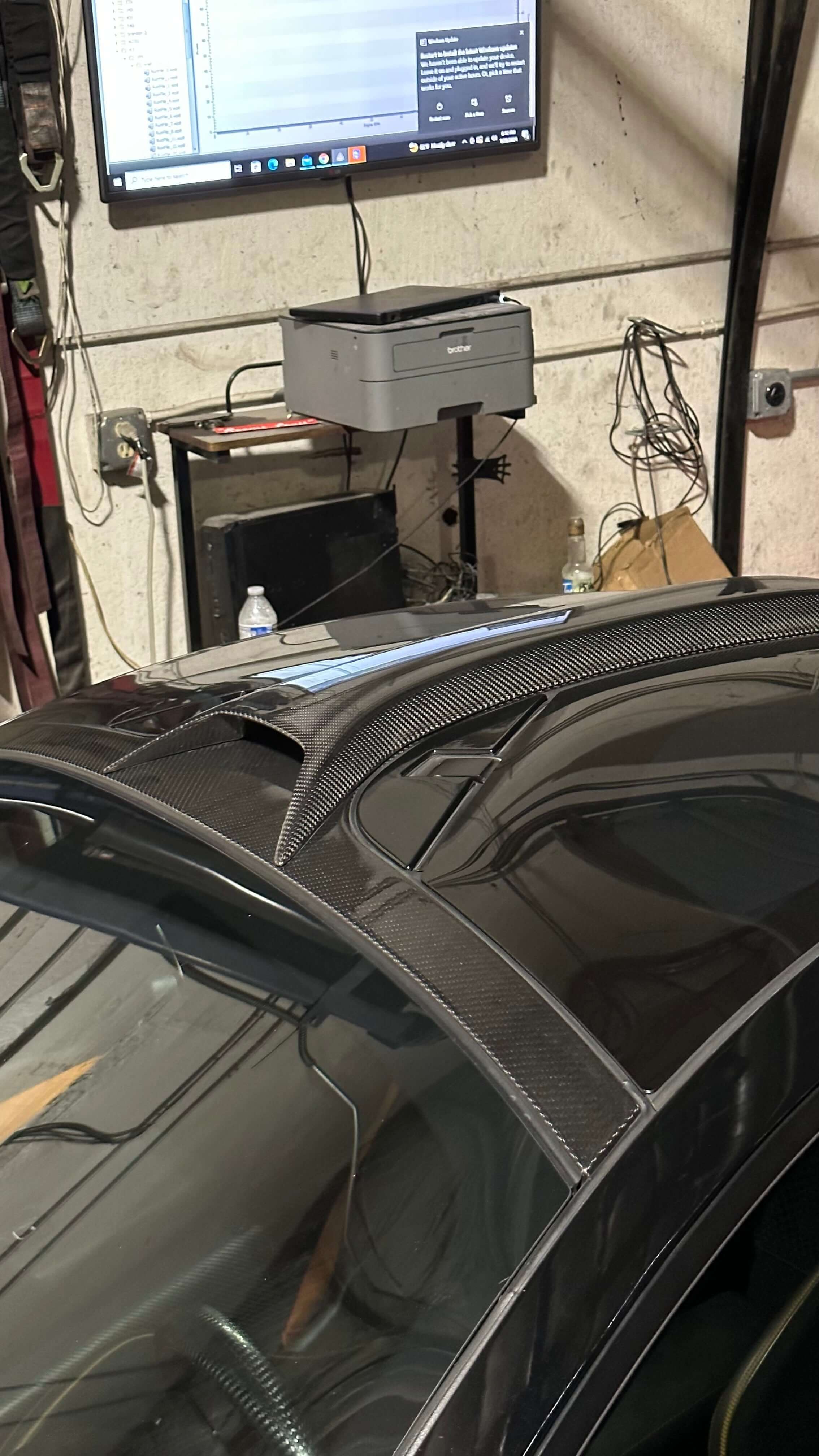 Novi Style Dry Carbon Fiber Air Intake Roof Scoop Vents - McLaren 720s Coupe.