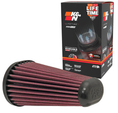 K&N Replacement Unique Oval Tapered Air Filter for Porsche 13-14 Boxster/2014 Cayman 2.7L/3.4L H6