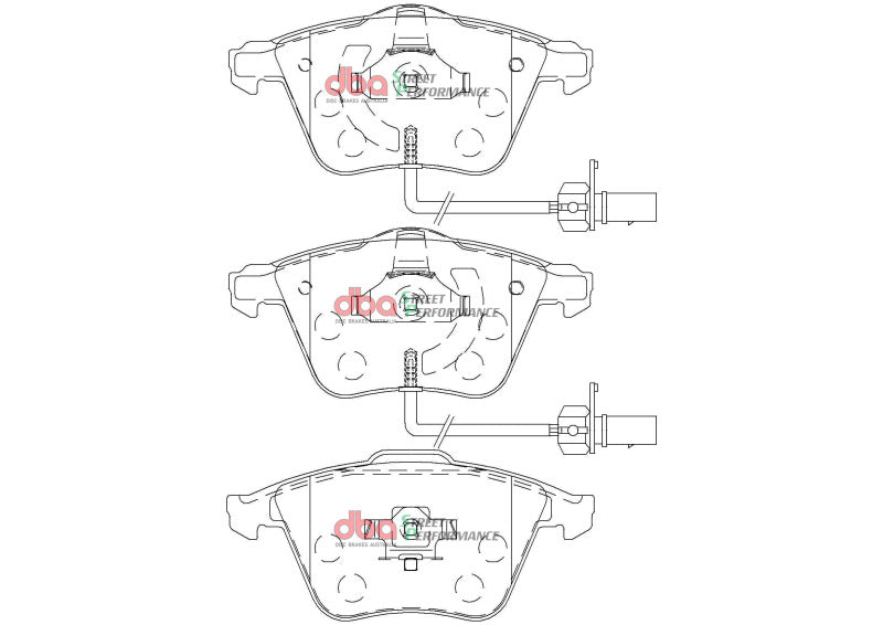 DBA 08-15 Audi TTS Quattro Front SP Performance Brake Pads