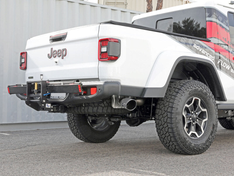 aFe 2021+ Jeep Gladiator V6-3.0L (td) Vulcan Series 3in 304 SS DPF-Back Exhaust System - Polishd Tip