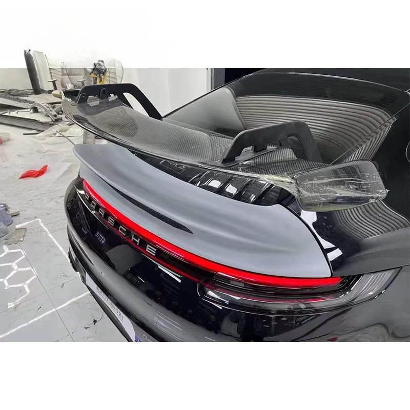 GT3 Style Wing Dry Carbon Fiber - Porsche 911 992 Carrera.