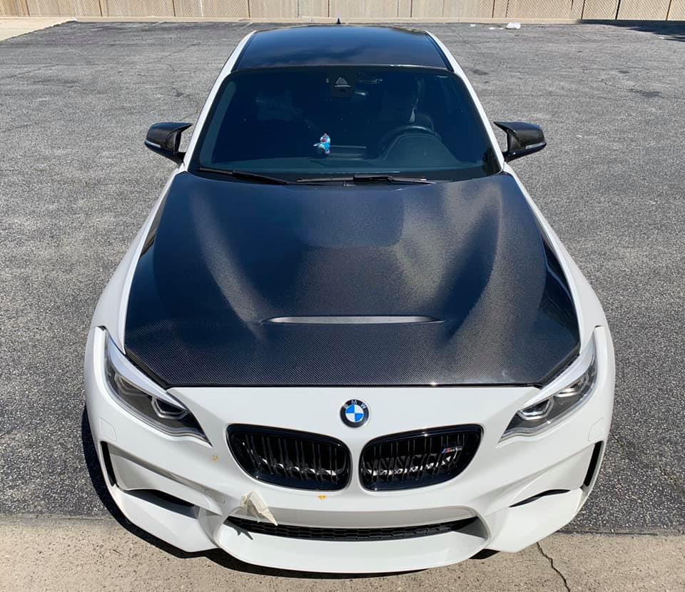 GTS Style Dry Carbon Fiber Front Hood - BMW F87 M2 & F22 / F23 2 Series.