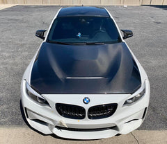 GTS Style Dry Carbon Fiber Front Hood - BMW F87 M2 & F22 / F23 2 Series.