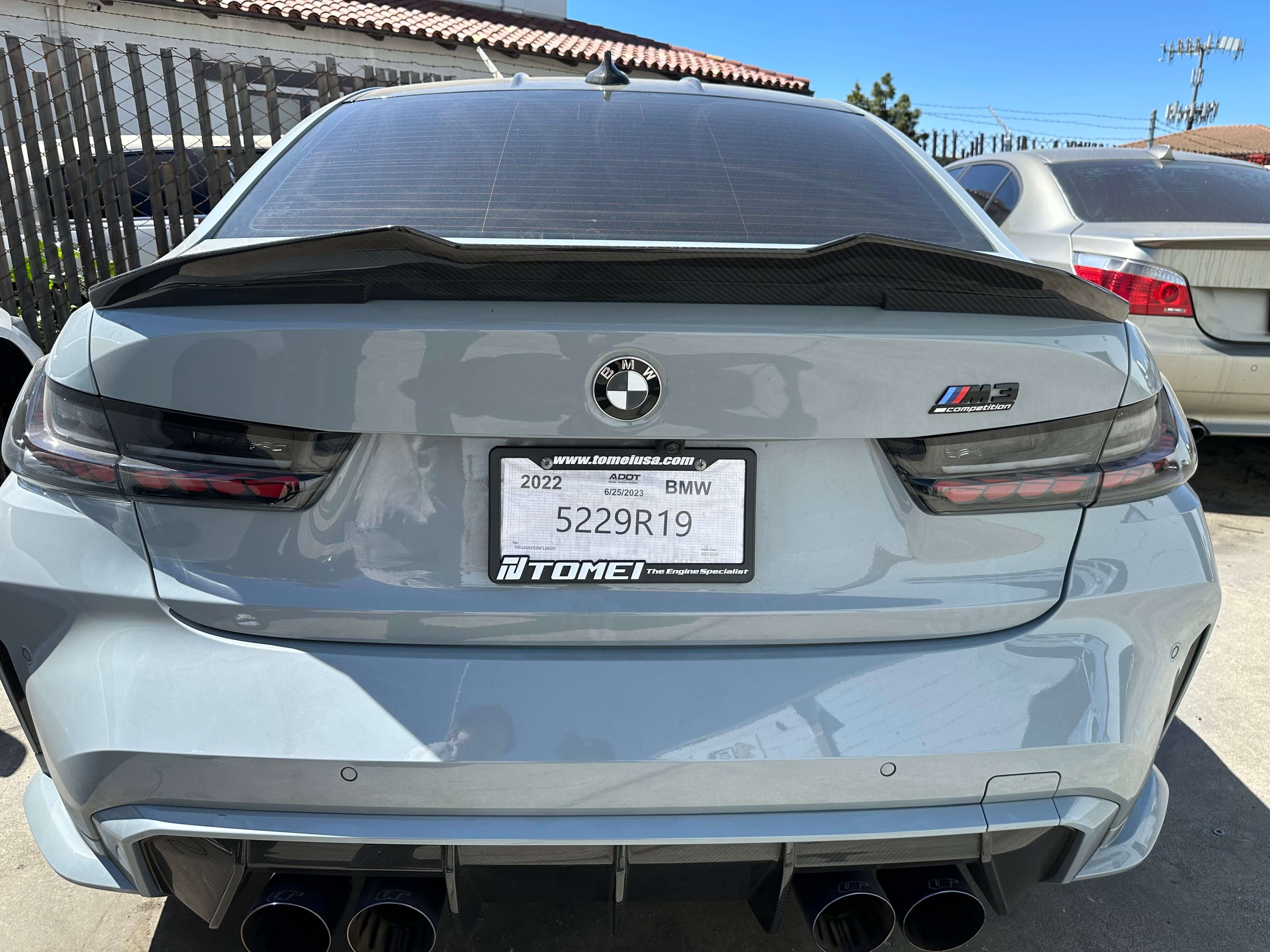 PSM Carbon Fiber Trunk Spoiler For G80/G20 3 Series.