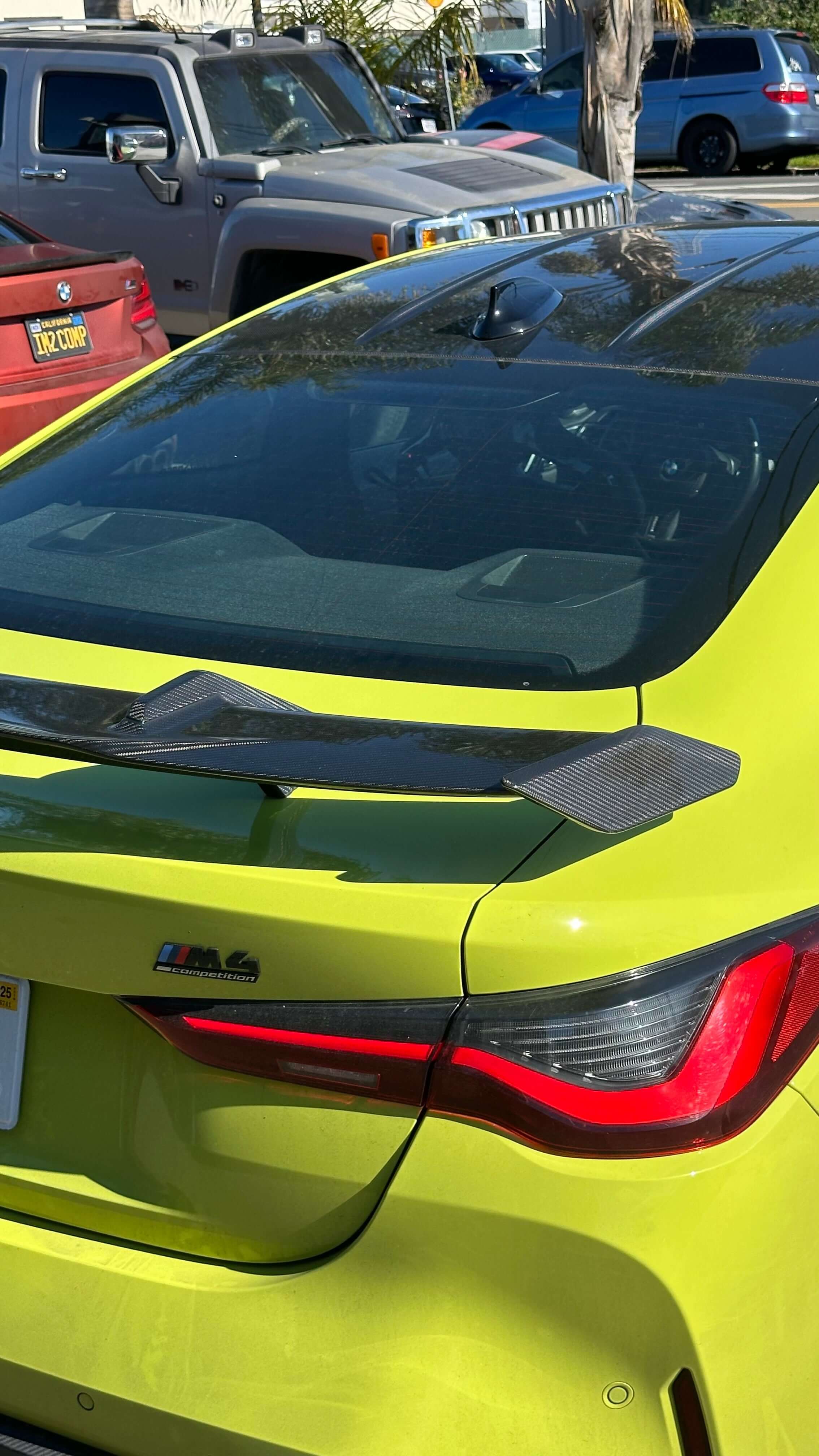M Performance Style Carbon Rear Spoiler wing - BMW.