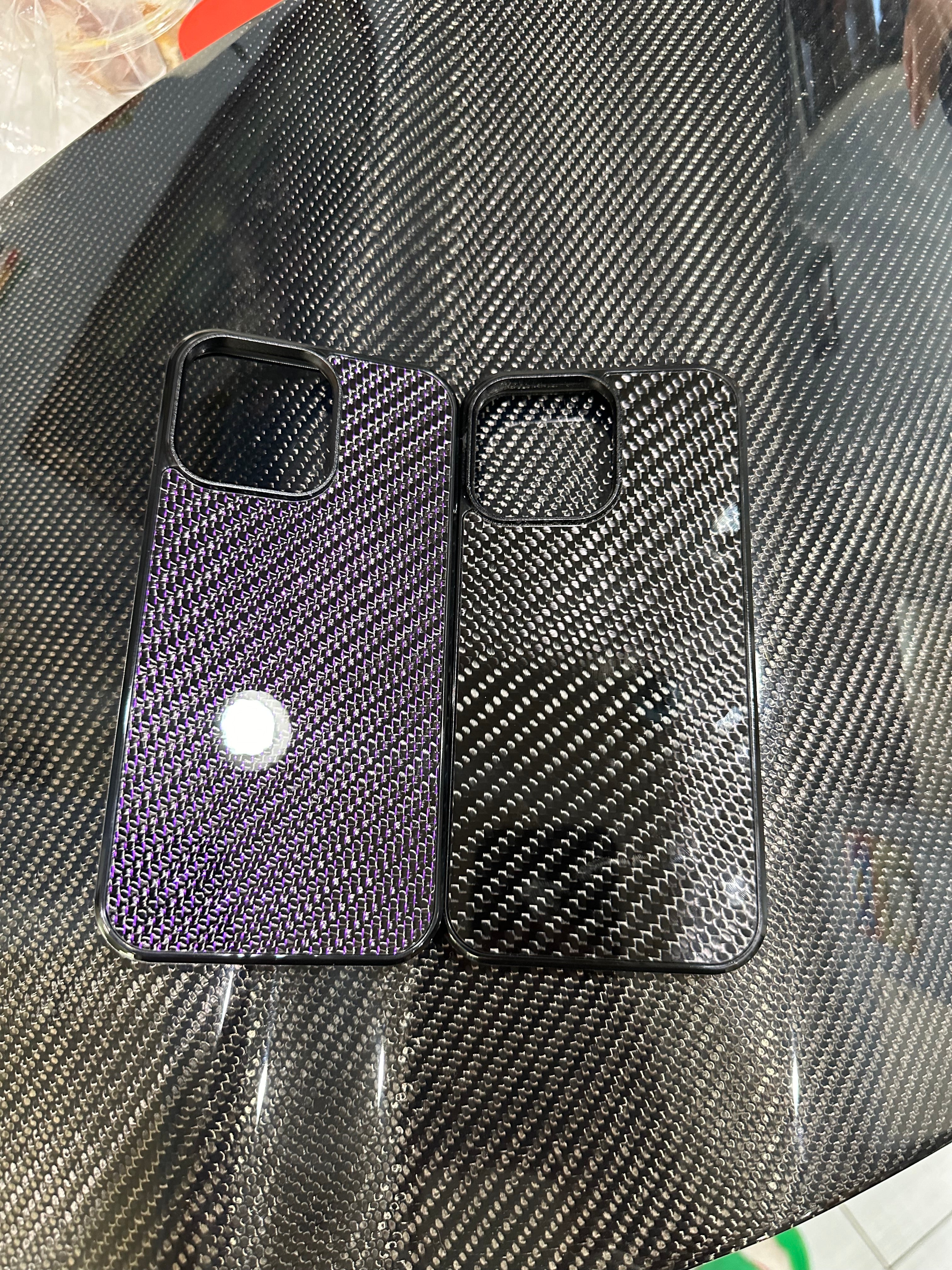Gloss Carbon Fiber Phone Case - iPhone.