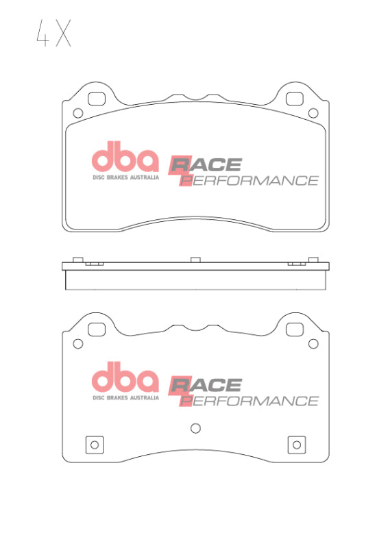 DBA 17-19 Ford Focus RS Front RP Performance Brake Pads