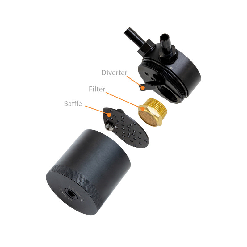 Mishimoto 2020+ Toyota Supra Baffled Oil Catch Can Kit - Black