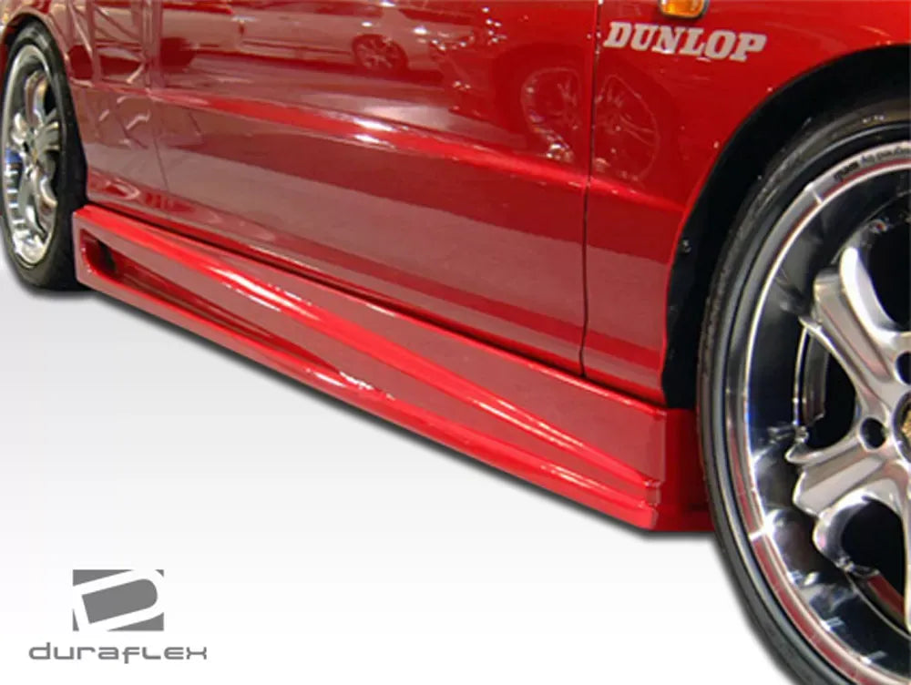 1994-2001 Acura Integra 2DR Duraflex Bomber Side Skirts Rocker Panels - 2 Piece.