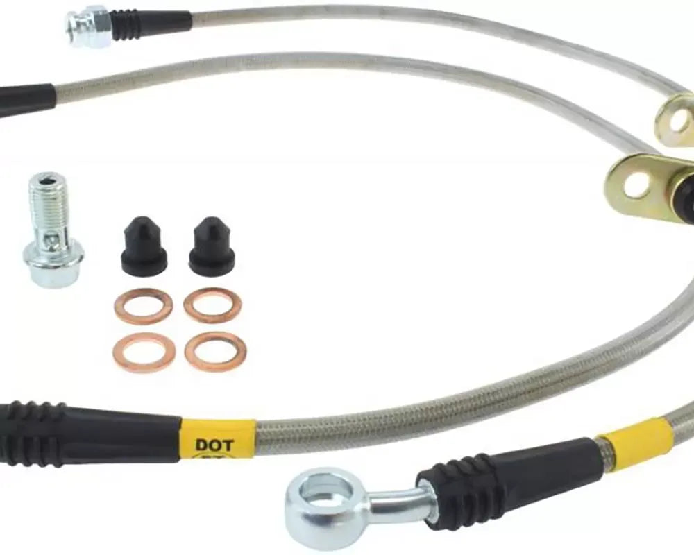StopTech Stainless Steel Brake Line Kit Front.
