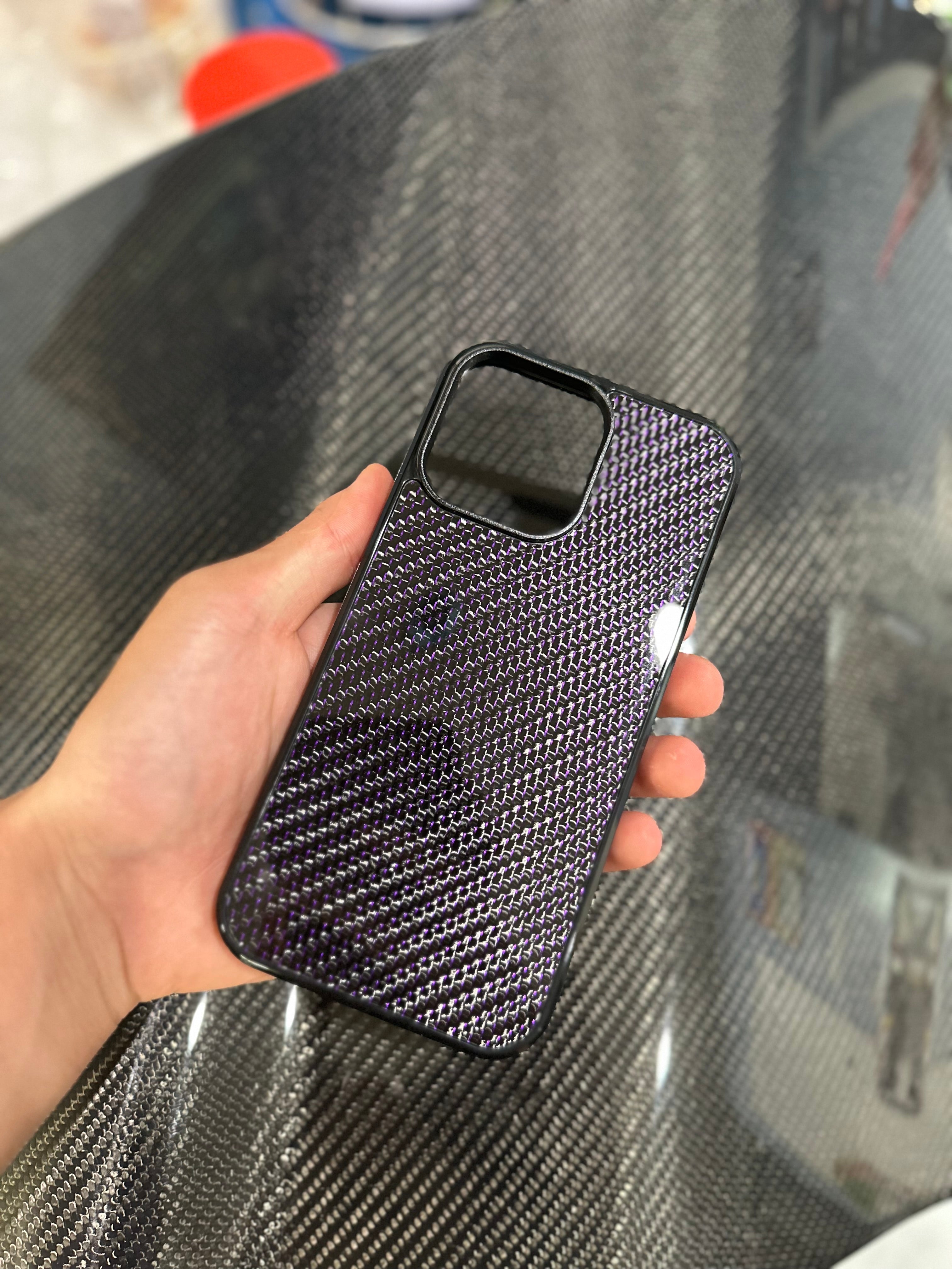 Gloss Carbon Fiber Phone Case - iPhone.
