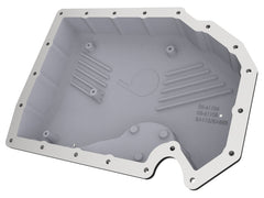 aFe 05-19 VW 1.8L/2.0L w/o Oil Sensor Engine Oil Pan Black POWER Street Series w/ Machined Fins