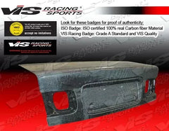 VIS Racing Carbon Fiber OEM Trunk Lid Honda Civic 1996-2000