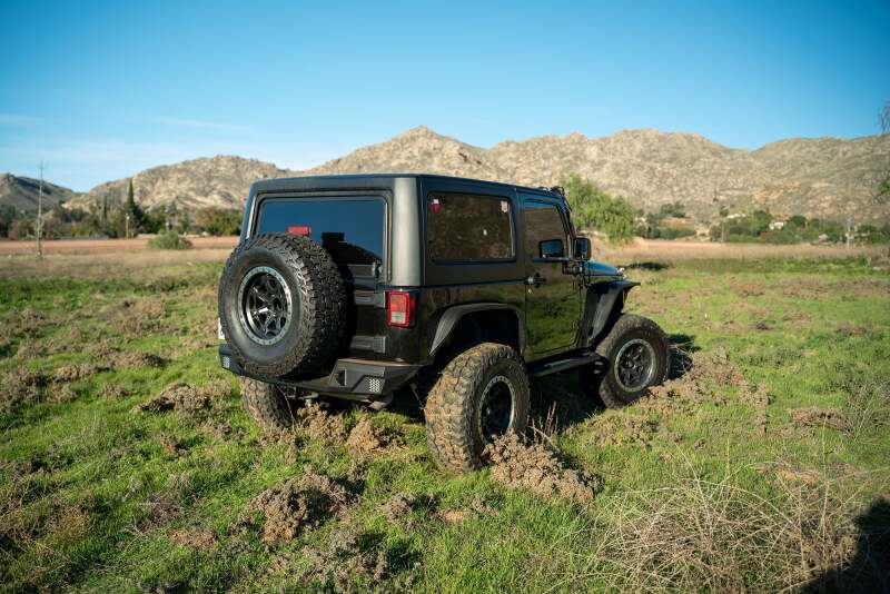 DV8 Offroad 07-18 Jeep Wrangler JK Mid-Width Rear Bumper